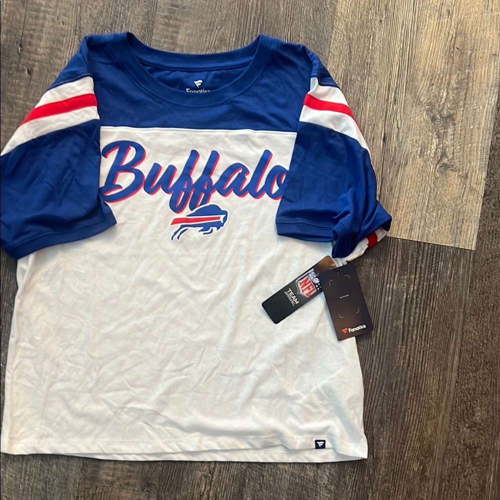 Fanatics Blue and White Short Sleeve Tees